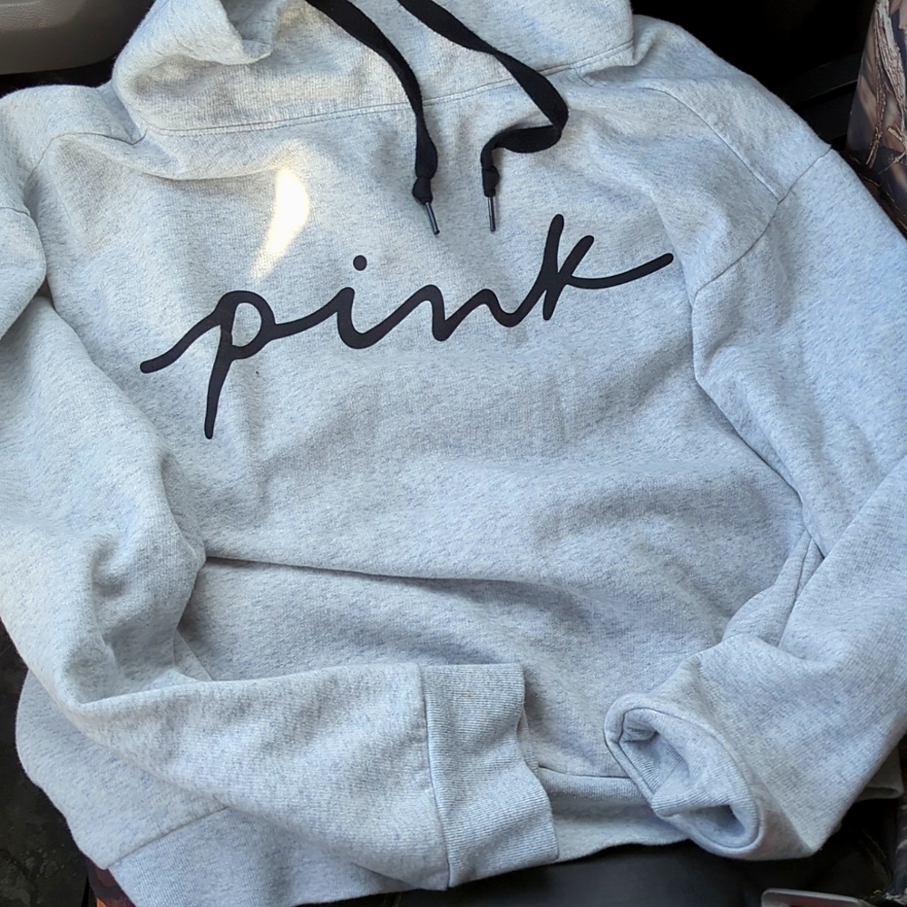 Pink by Victoria Secret drawstring sweatshirt